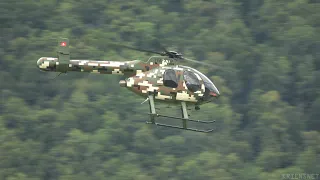 MD520N - HB-XYP New painted - Fly By at Airport Buochs