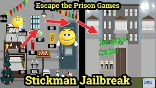 Stickman Jailbreak 😃 & Escape the Prison 💁 Games full game solution and lvl ‎😋👌🎍😍