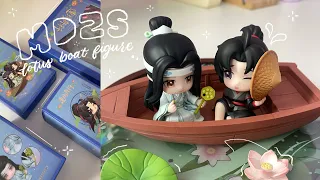 unboxing 📦 MDZS wangxian lotus boat figure (xielian & huacheng r here!) 🪷 魔道祖师 Mo Dao Zu Shi