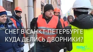 Снег в Санкт-Петербурге. Куда делись дворники?