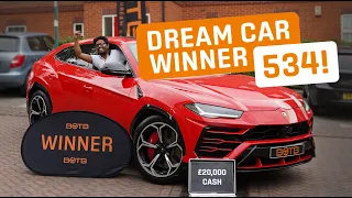 Winner! Week 27 2020 (29th June - 5th July) - Shibu Paul - Lamborghini Urus + £20k