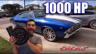 INSANE 1000HP Supercharged Chevelle SS Fun Drive + Under the Hood + Engine BLOWS! | Calas World EP 2