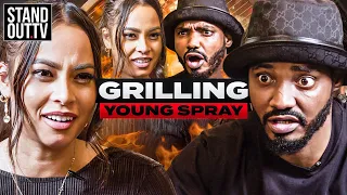 YOUNG SPRAY CAME TO ENTERTAIN | Grilling with Young Spray