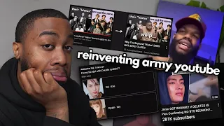 ARMY Youtube Is A MESS! (Reaction)