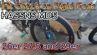 TIRE FIT CHECK SA HASSNS MD5 RIGID FORK | 26er , 27.5 & 29er | TREK  MARLIN 6 2022