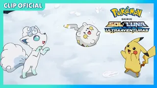 ¿Nieve en Alola? | Serie Pokémon Sol y Luna-Ultraaventuras | Clip oficial