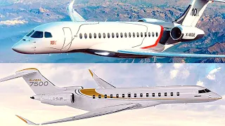 Bombardier G7500 vs Dassault Falcon 10X | FULL COMPARISON