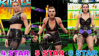 Evolution Of Rhea Ripley In WWE Mayhem Game | 3-6 Star Rhea Ripley