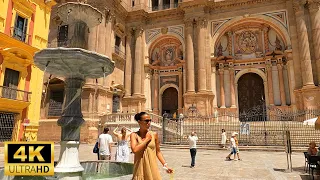 𝙈𝘼𝙇𝘼𝙂𝘼 Summer 2022 Costa del Sol - 4K Malaga Tourist Attractions - Spain 4K Travel Video