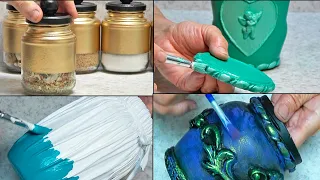 4 IDEAS with jars, what can be done with jars, diy with jars, jar decor, craft ideas, handicraft