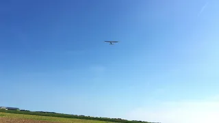 landing prop PH-TEX on Texel International Airport airshow 2018