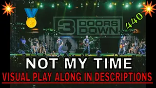 No Electric Guitar Vocals 440 Tuning: Backing Track For 3 Doors Down's Not My Time