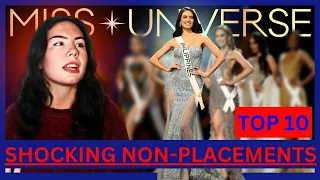 🚩 Top 10 MOST SHOCKING Non-Placements at Miss Universe 2022!