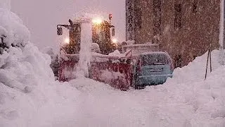 More than a metre of snow in Swiss Alps in 12 hours