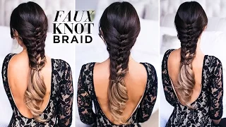 Faux Knot Braid Tutorial