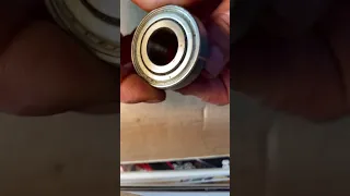 How to grease a metal shielded non-greasable bearing.