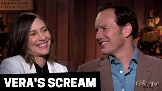 Patrick Wilson talks how Vera Farmiga get scared easily