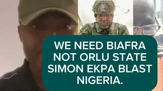 IGBOS BACK SIMON EKPA AS HE VEHEMENTLY REJECT ORLU STATE DECLARES BIAFRA OR NOTHING..