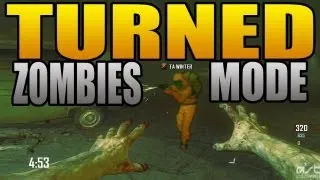 New "Turned" Zombies Black Ops 2 Gameplay (BO2 Play as a Zombie Game Mode Revolution DLC)