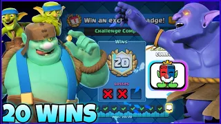 20 wins with New Goblin Giant Bowler Deck⚡️!