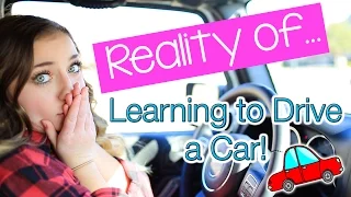 Reality Of: Learning to Drive a Car | Brooklyn and Bailey