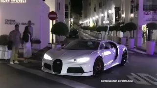 Qatar Royal Family Member drives his $7Million Hermes Bugatti in Marbella 🤯