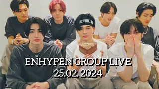 [MULTI SUB]🔴ENHYPEN GROUP LIVE🎂#enhypen vlive#sunghoon #niki #jungwon #jake #sunoo#jay