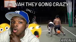 ZahReacts: Crazy 5v5 Basketball Game, They Wild Out