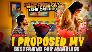 Finally I Proposed My Bestfriend For Marriage @MilliShahYT  🥺❤️ ( SHE CRIED 😭 )