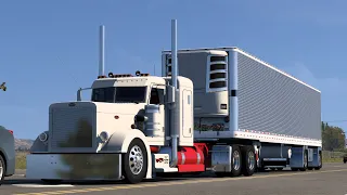 American Truck Simulator- Exploring the state of Montana in my Peterbilt 389.