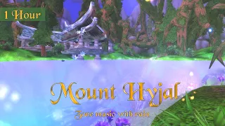 Mount Hyjal Music & Water Ambience (1 hour, World of Warcraft) for Relaxing, Sleep, Meditation, ASMR