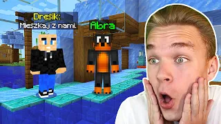 Czy ZAMIESZKAM z ABRA i DRESIKIEM w LODOWICACH w Minecraft!