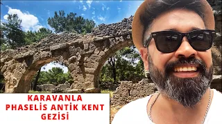 Phaselis Ancient City Tour with Caravan. I visited Phaselis from start to finish #phaselis
