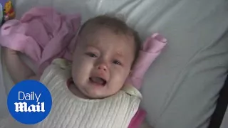 Heartbreaking: baby suffers a rare form of epileptic fit - Daily Mail