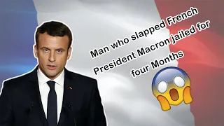 Man who slapped French President Macron jailed for four months||DESITVUSA||BREAKINGNEWS||