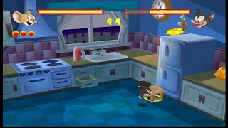 Tom and Jerry in Fists of Furry Gameplay on Cookin' Up A Storm Jerry vs Butch 4K UHD 60Fps