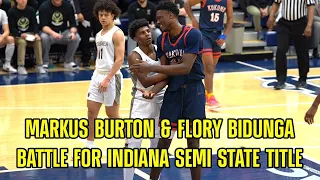 MARKUS BURTON AND FLORY BIDUNGA BATTLE IT OUT FOR THE INDIANA 4A SEMI STATE CHAMPIONSHIP !!!