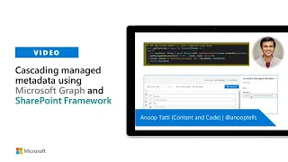 Cascading managed metadata using Microsoft Graph and SharePoint Framework