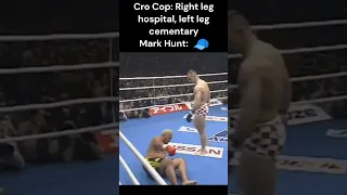 Mark Hunt disproves Cro Cop's famous phrase | Mark Hunt vs Cro Cop