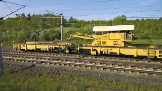 Vossloh erklärt: Langschienen be- und entladen mit dem Schienenladewagen (SLW)