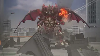 GODZILLA PS4 : Destroyah vs Mecha King Ghidorah