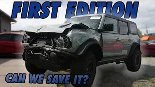 Rebuilding a 2021 Ford Bronco First Edition Sasquatch Part 1 Stripping it and assessing the damage.