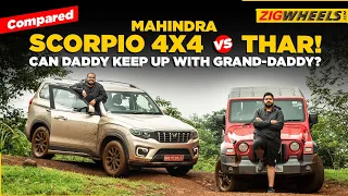 Mahindra ScorpioN 4x4 vs Thar Off-Road Challenge | Who’s The Daddy Now?