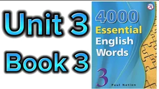 4000 Essential English Words Book 3 Unit 3 @-Learn-Easy-English