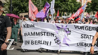 Hunderte protestieren gegen Rammstein-Konzert