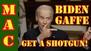 Biden tells Americans to buy a shotgun!