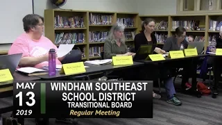 WSESD Bd Mtg 5/13/19