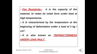 FERRO ALLOYS REFRACTORIES PART 1