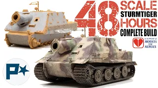 Build a 48th scale Sturmtiger in 48 Hours. Weekend project for a good cause.