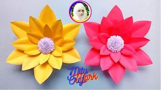 Attractive Paper Flowers | Origami Christmas Craft || DIY Origami Craft || Mitu Craft Mark